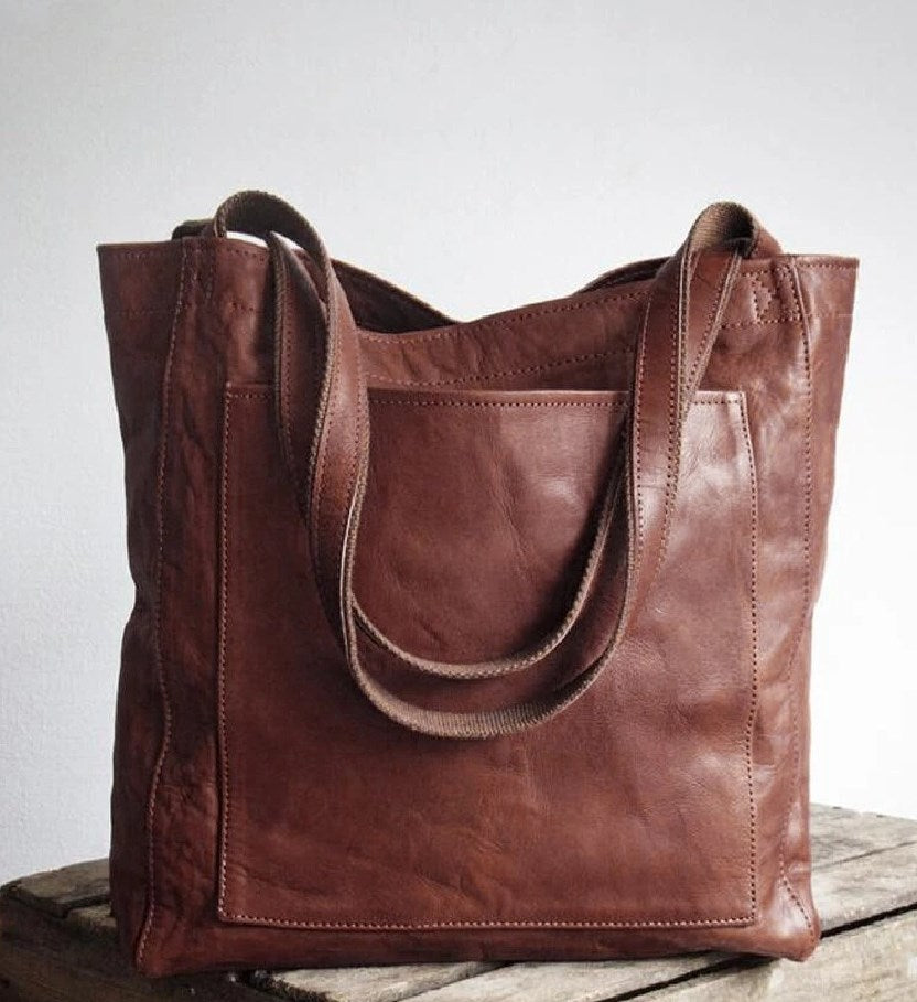 Norvél Halsted Leather Tote