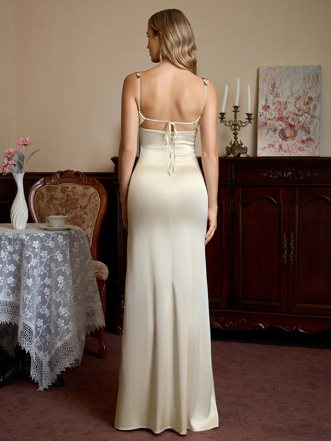 Seraphina Satin Gown Dress