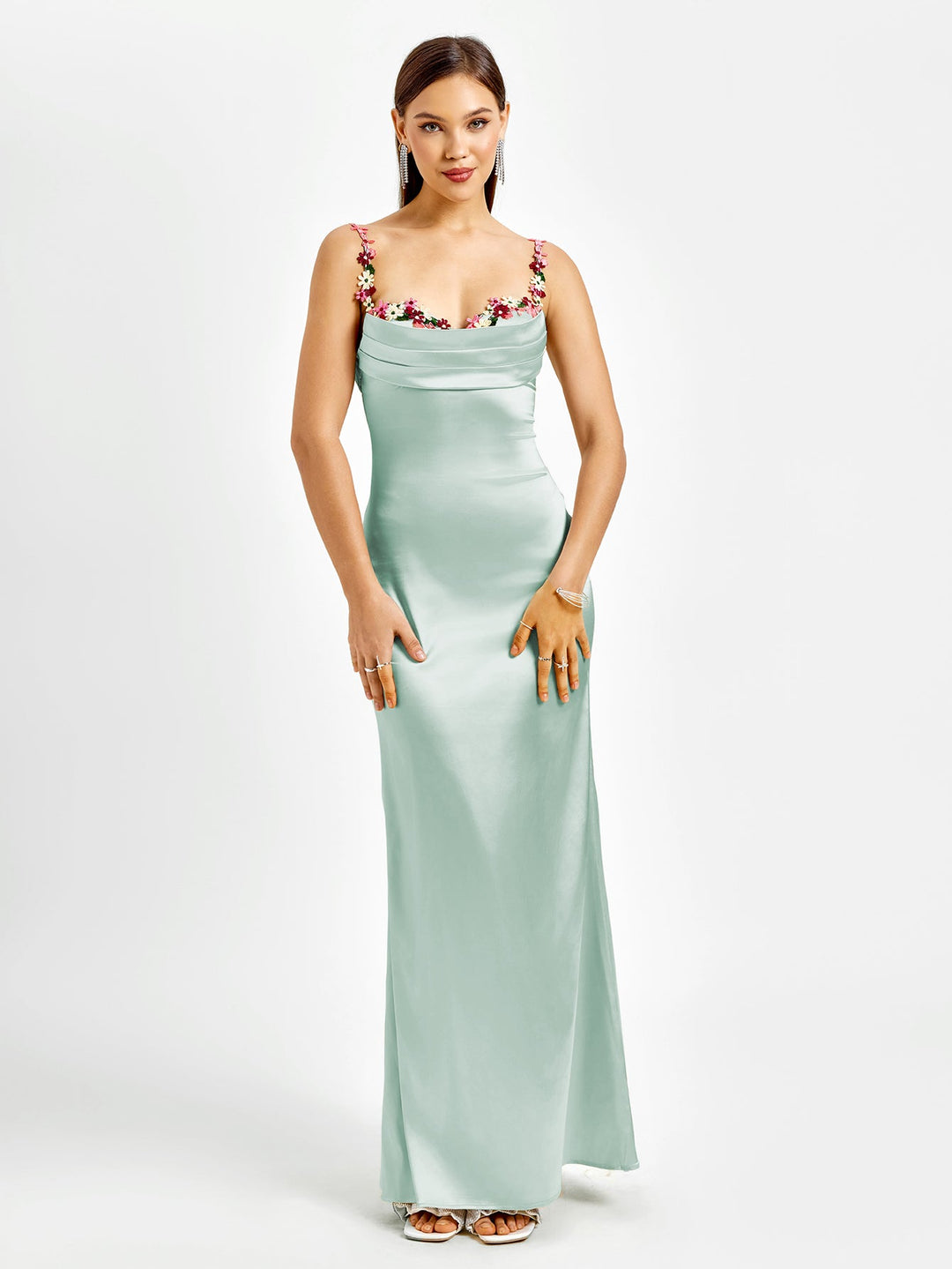 Seraphina Satin Gown Dress