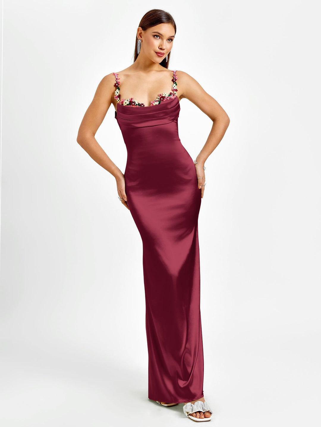 Seraphina Satin Gown Dress