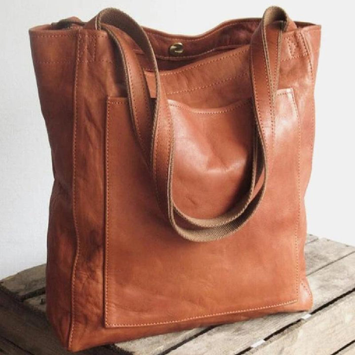 Norvél Halsted Leather Tote