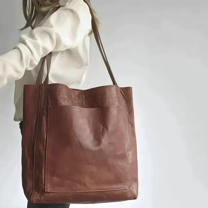 Norvél Halsted Leather Tote