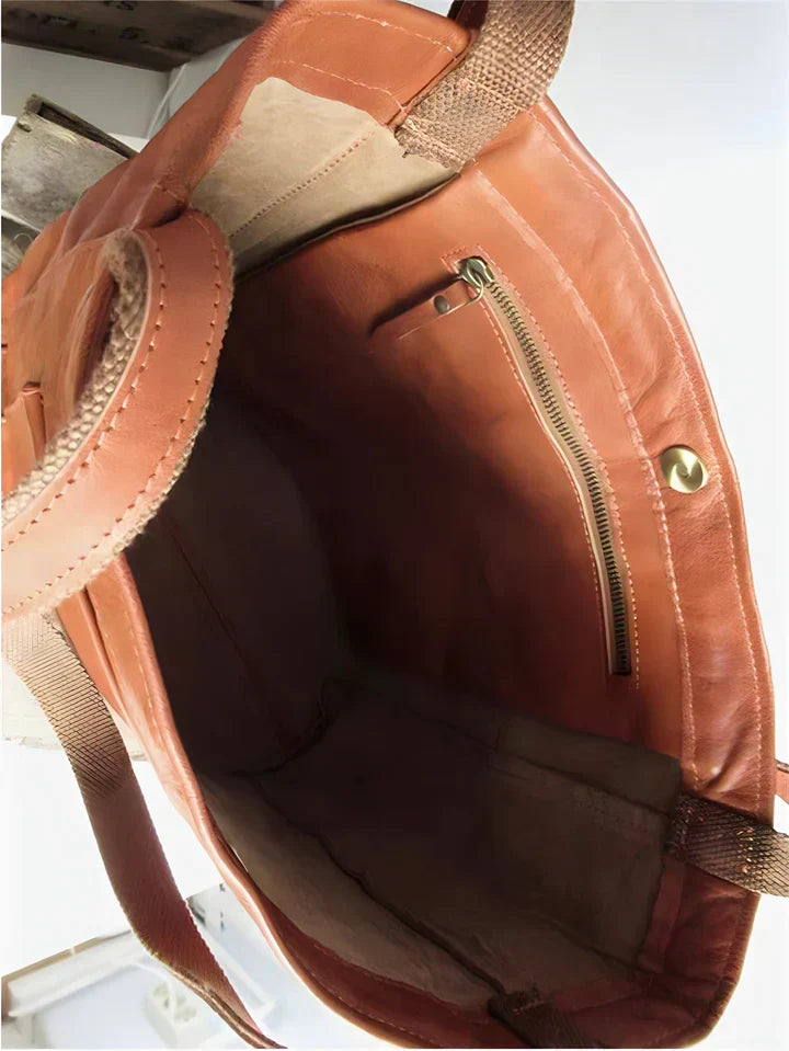 Norvél Halsted Leather Tote
